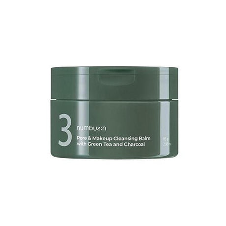 Numbuzin - No.3 Pore & Makeup Cleansing Balm with Green Tea and Charcoal, 85g - Feel You