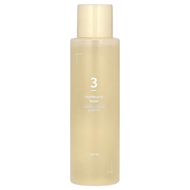 Numbuzin - No.3 Super Glowing Essence Toner - 200ml - Feel You