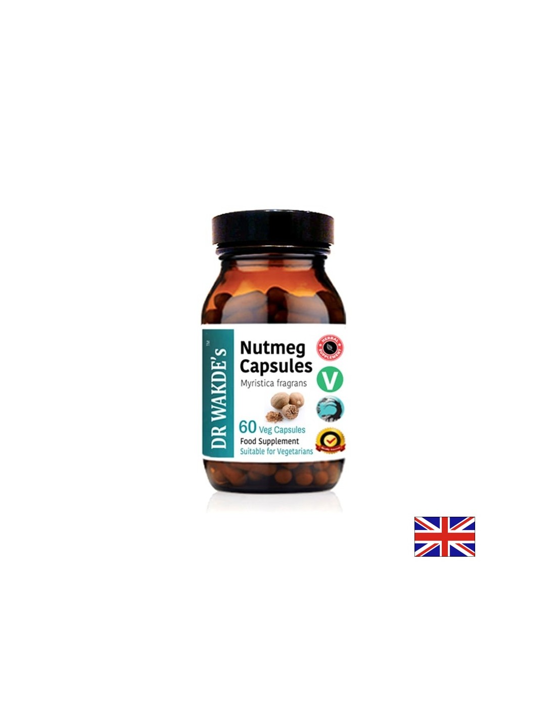 Nutmeg Seed / Индийско орехче Аюрведа, 60 капсули DR WAKDE’s - Feel You