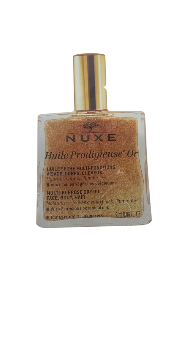 Nuxe, Huile Prodigieuse Or Multi-Purpose, Body Oil, For Body, Face & Hair, 2 ml *Sample - Feel You