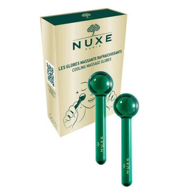 Nuxe, Ice Globes, Green, Cooling, Face Massage Globe - Feel You