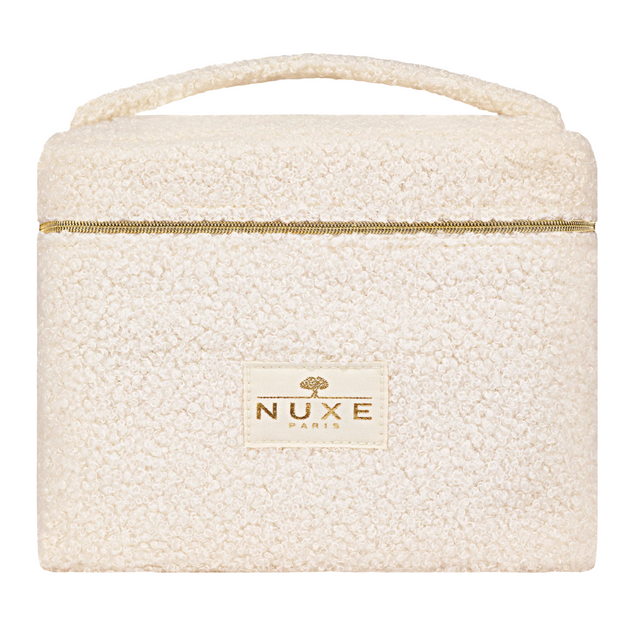 Nuxe, Insti Vanity, Zippered, GWP Textile Pouch, White - Feel You