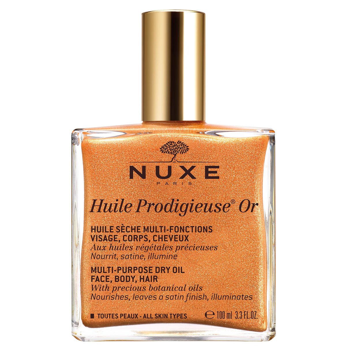 Nuxe - Multifunctional dry oil Huile glitter Prodigieuse OR (Multi-Purpose Dry Oil) 100 ml - 100ml - Feel You