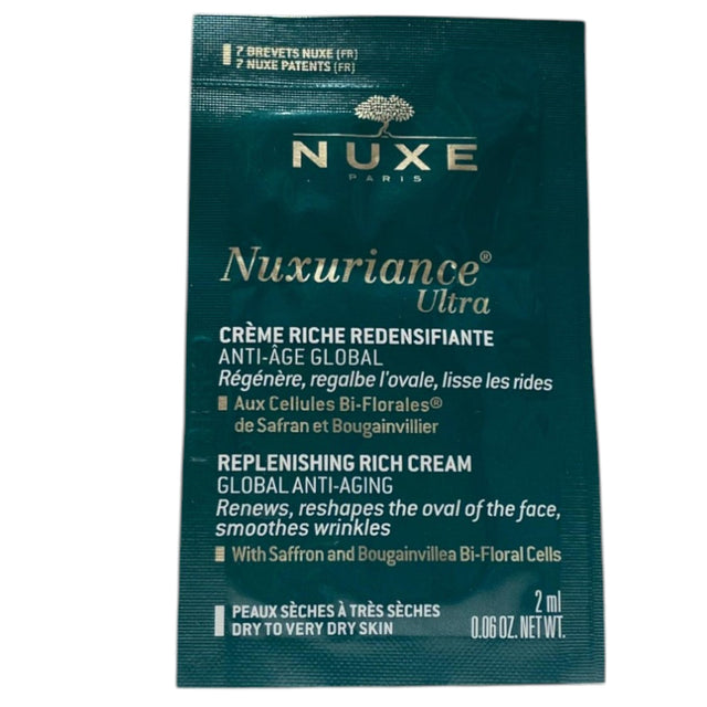 Nuxe, Nuxuriance Ultra, Vegan, Anti-Ageing, Rich Cream, For Face, 2 ml *Sample - Feel You