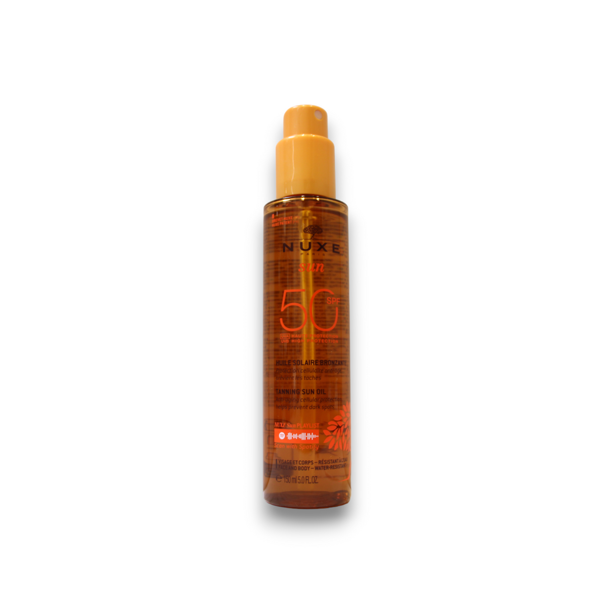 Nuxe, Sun, Anti-Ageing, Tanning Oil, SPF 50, 150 ml - Feel You