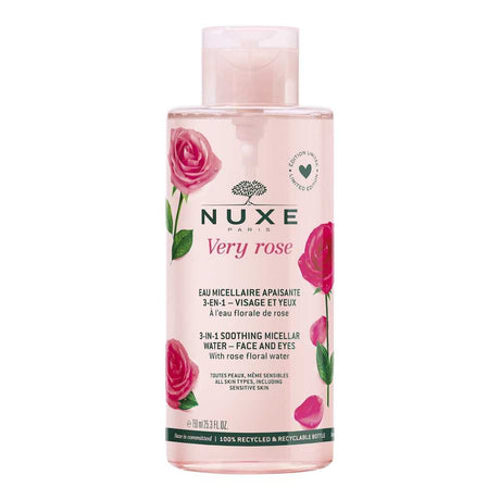 Nuxe, Very Rose, Cleansing, Micellar Water, For All Skin Types, 750 ml - Feel You
