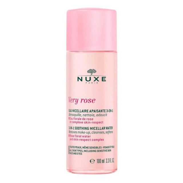 Nuxe, Very Rose, Cleansing, Micellar Water, For Sensitive Skin, 100 ml - Feel You