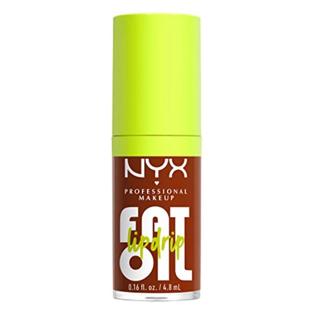 Nyx, Fat Oil Lip Drip, Vegan, Glossy, Lip Oil, Not Found, Scrollin, 4.8 ml - Feel You