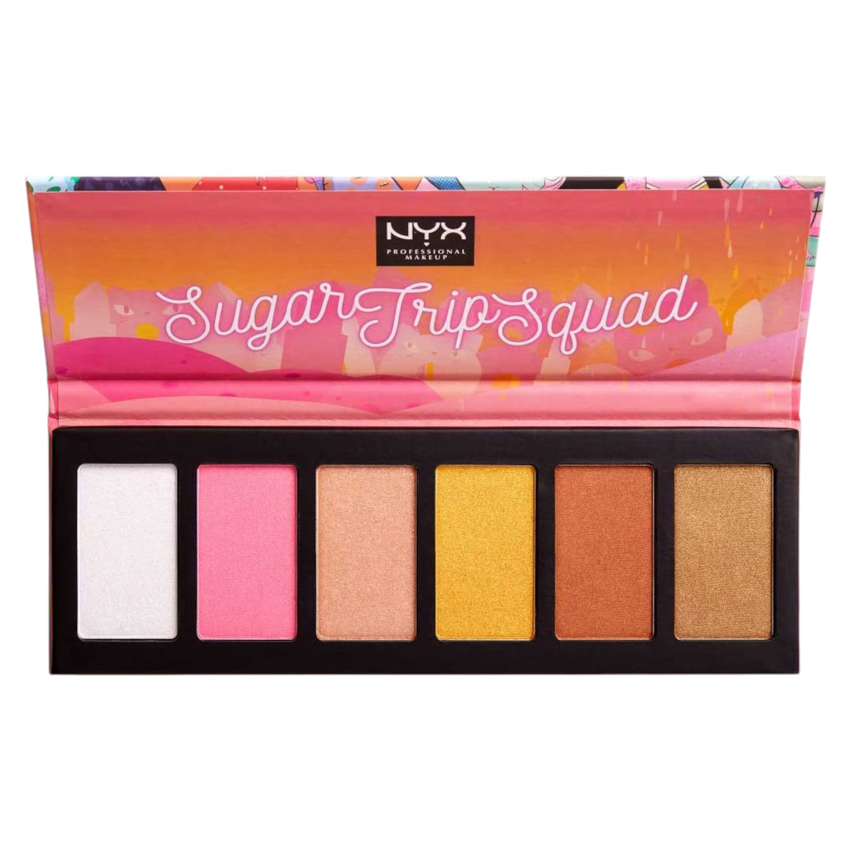 Nyx, Sugar Trip Squad, Cruelty-Free, Shimmering, Highlighter Palette, 01, SQUADHP, 30 g - Feel You
