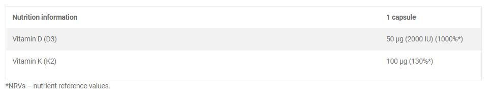 OLIMP Gold-Vit D3 + K2 Sport Edition  60 Caps - Feel You