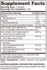 OMEGA 3-6-9 - 100 Softgels