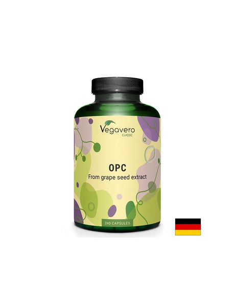 Екстракт от гроздово семе с OPC (350 mg) – Антиоксидантна защита и кръвоносни съдове, 240 капсули - Feel You