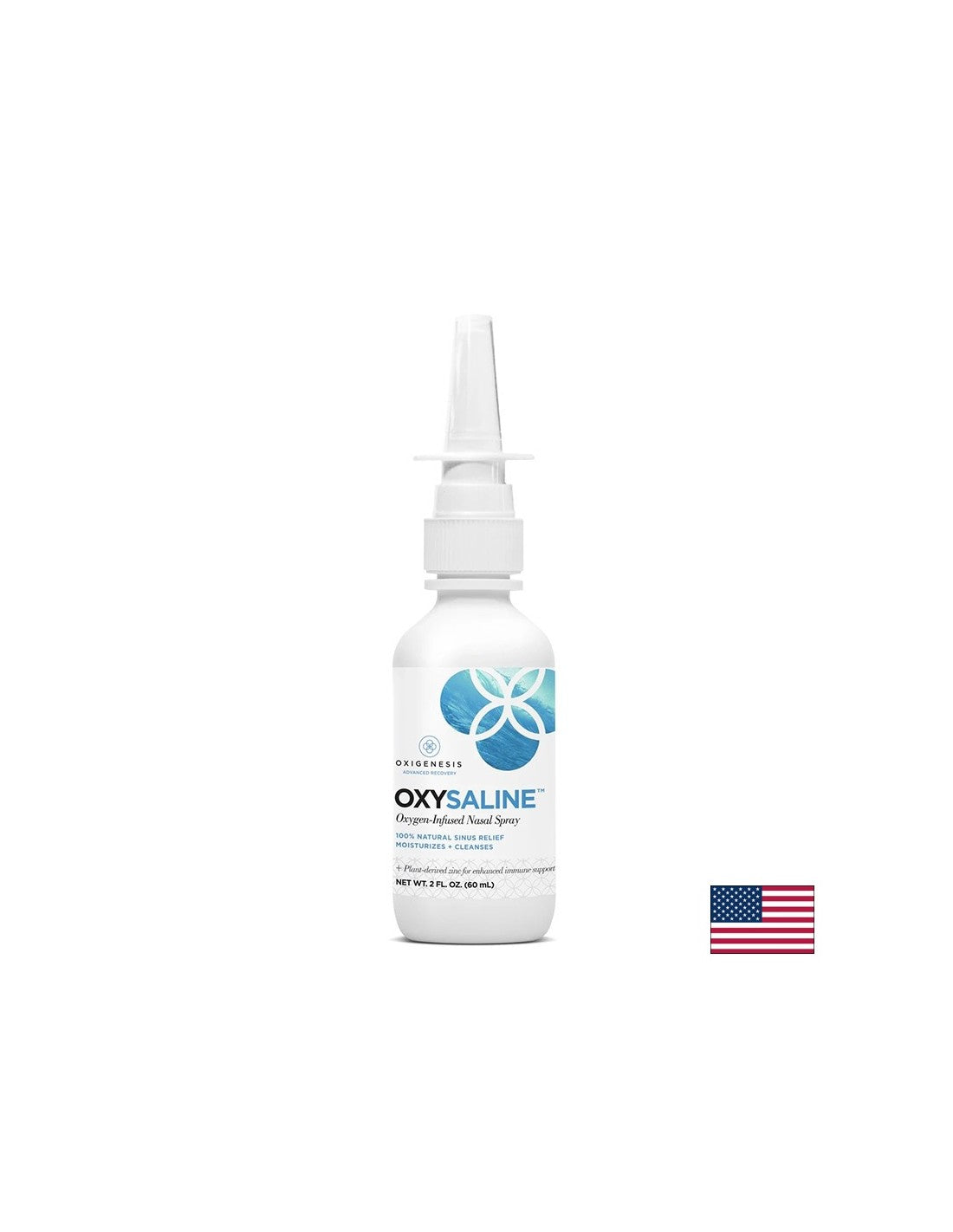 Назален спрей с кислород OXYSALINE™, 60 ml - Feel You