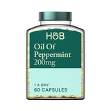 Концентрирано масло от мента (Oil of Peppermint) 200мг 60 капсули, H&B - Feel You
