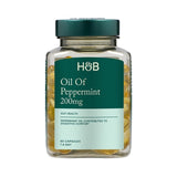 Концентрирано масло от мента (Oil of Peppermint) 200мг 60 капсули, H&B - Feel You