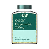 Концентрирано масло от мента (Oil of Peppermint) 200мг 60 капсули, H&B - Feel You