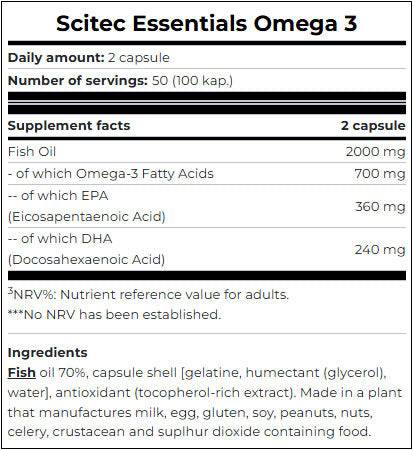 Omega-3 / 100 Caps - Feel You