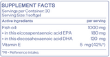 HS LABS - OMEGA 3 - 30 softgels