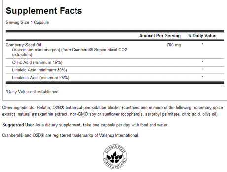 Omega 3-6-9 Cranberry 700 mg 30 Гел капсули - Feel You