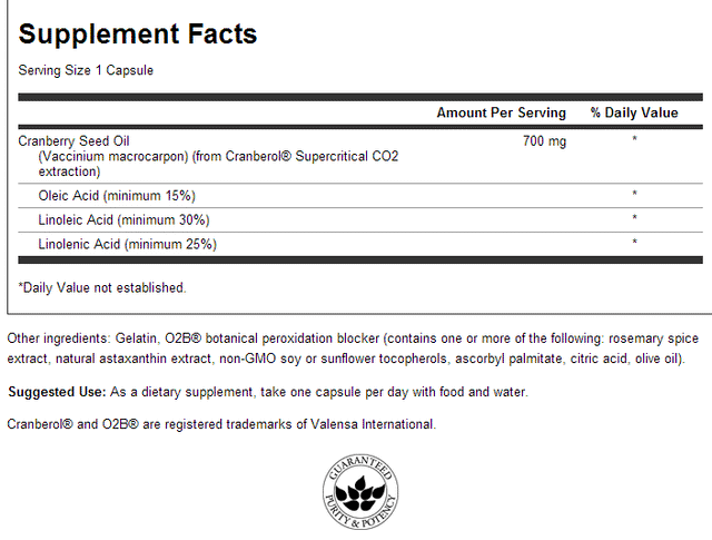 Omega 3-6-9 Cranberry 700 mg 30 Гел капсули - Feel You