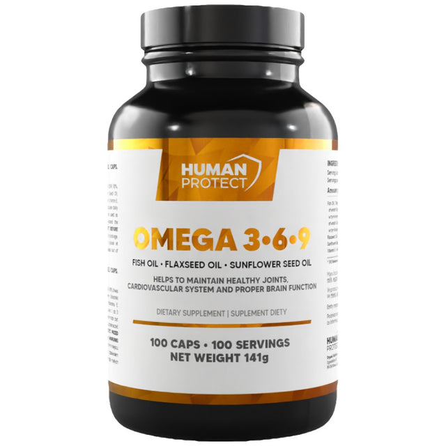 Omega 3-6-9 | with Fish Oil, Flax Oil & Sunflower Oil - 100 капсули - Feel You