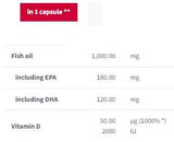 Omega 3 + D3 Endurance | Sport Edition 120 Гел капсули - Feel You