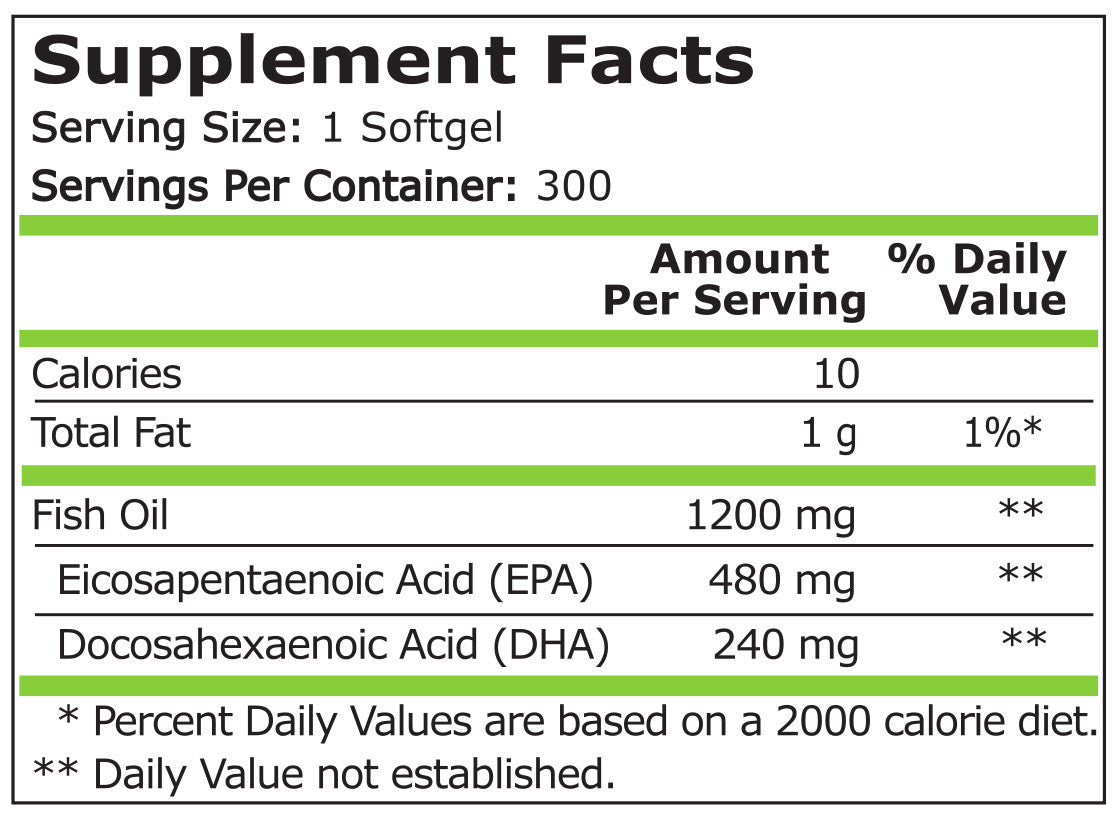 Omega 3 Fish Oil - 300 Дражета - Feel You