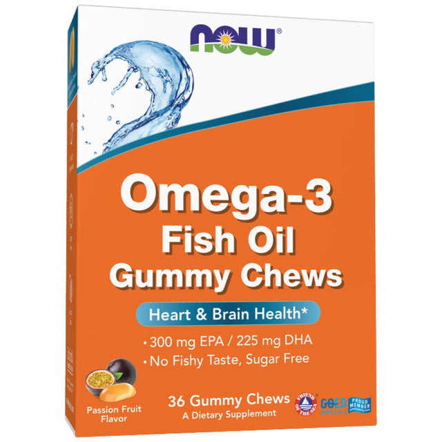 Omega-3 Fish Oil Gummy Chews - 36 Дъвчащи таблетки - Feel You