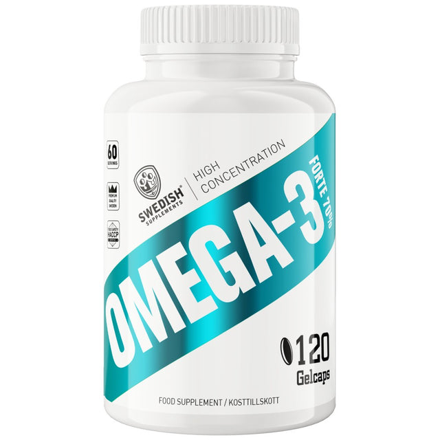 Omega-3 Forte | with 70% Omega-3 - 120 Гел капсули - Feel You