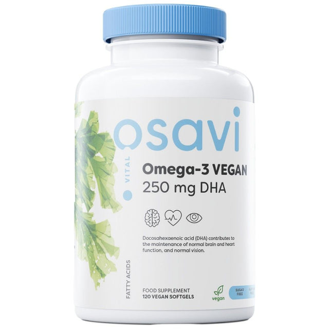 Omega-3 Vegan | 250 mg DHA - 60 Гел капсули - Feel You