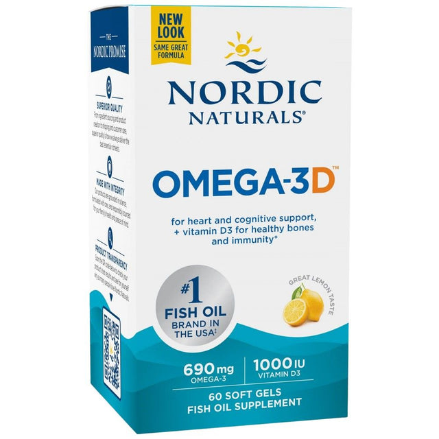 Omega-3D 690 mg - 60 Гел капсули - Feel You