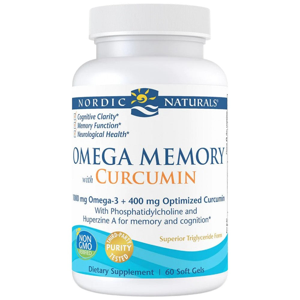 Omega Memory with Curcumin - 60 Гел капсули - Feel You