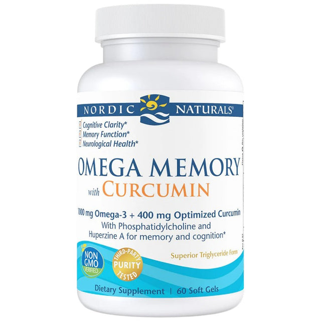 Omega Memory with Curcumin - 60 Гел капсули - Feel You