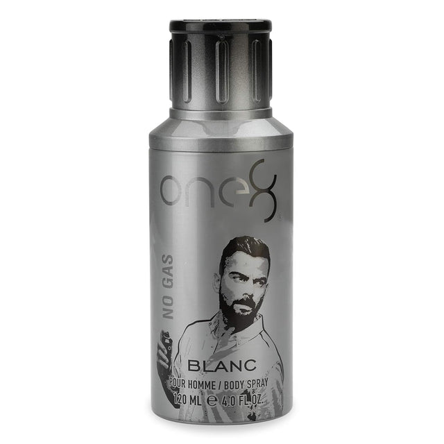 One 8, Blanc No Gas, Scented Spray, For Men, 120 ml - Feel You
