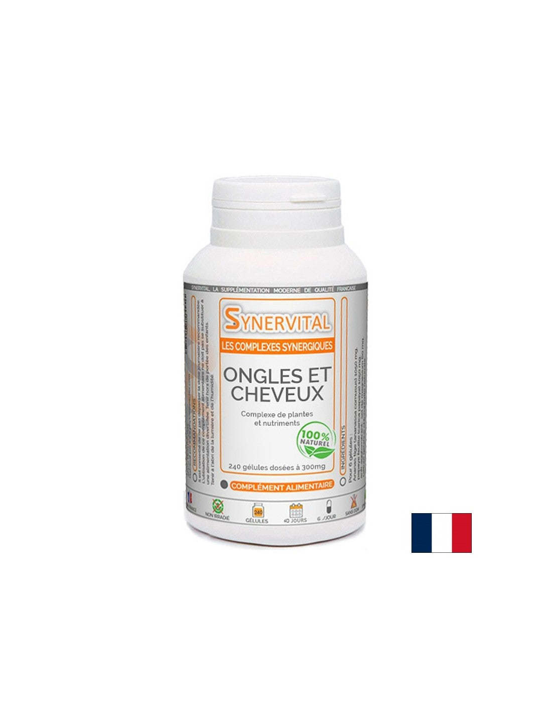 Формула за коса и нокти - Ongles et Cheveux, 50 капсули - Feel You