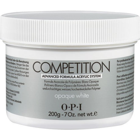 Opi, Competition, Acrylic Nail Powder, Opaque White, 200 g - Feel You