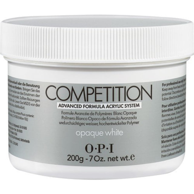 Opi, Competition, Acrylic Nail Powder, Opaque White, 200 g - Feel You