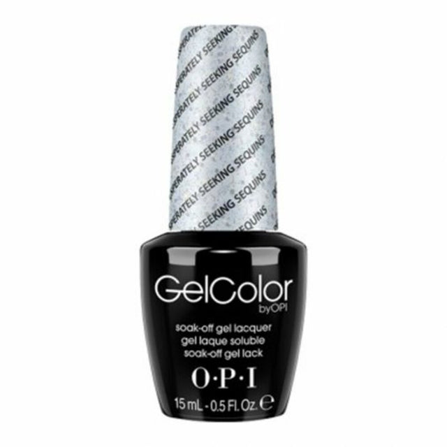 Opi, Gel Color, Semi-Permanent Nail Polish, Desperately Seeking Sequins, 15 ml - Feel You