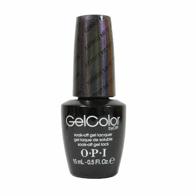 Opi, Gel Color, Semi-Permanent Nail Polish, Kermit Me To Speak, 15 ml - Feel You