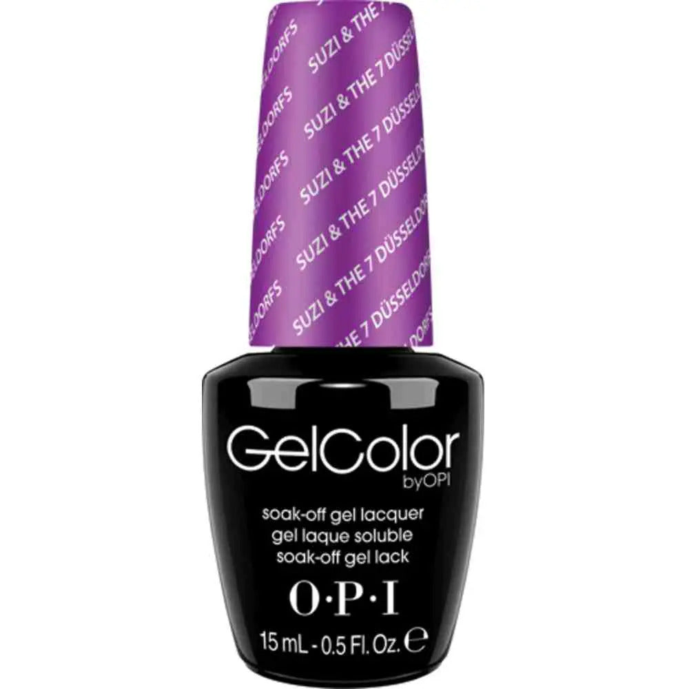 Opi, Gel Color, Top Coat, Semi-Permanent Nail Polish, Suzi & The 7 Dusseldorfs, 15 ml *Tester - Feel You