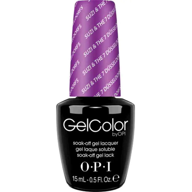 Opi, Gel Color, Top Coat, Semi-Permanent Nail Polish, Suzi & The 7 Dusseldorfs, 15 ml *Tester - Feel You