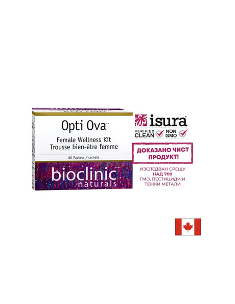 Opti Ova™ Female Wellnes Kit/ Фертилитет програма за жени х 60 пакетчета Natural Factors - Feel You