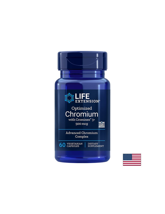 Optimized Chromium with Crominex® 3+/ Хром 500 mcg x 60 капсули - Feel You