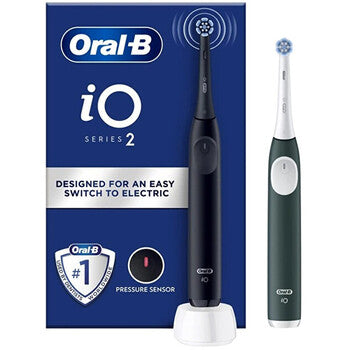 Oral B - iO2 Series Duo Pack Night Black/Forest Green - electric toothbrush
