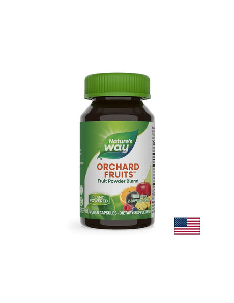 Имунна система и антиоксидантна защита - Плодов антиоксидант Orchard Fruits, 60 капсули Nature’s Way - Feel You