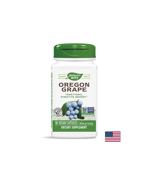 Oregon Grape/ Орегонско грозде 500 mg х 90 капсули Nature’s Way - Feel You