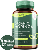Organic Moringa - Био Моринга 600 mg 120 Веган Капсули - Feel You