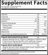 Organic Plant-Based Energy + Focus Pre-Workout | No Sugar - 231 грама - Feel You