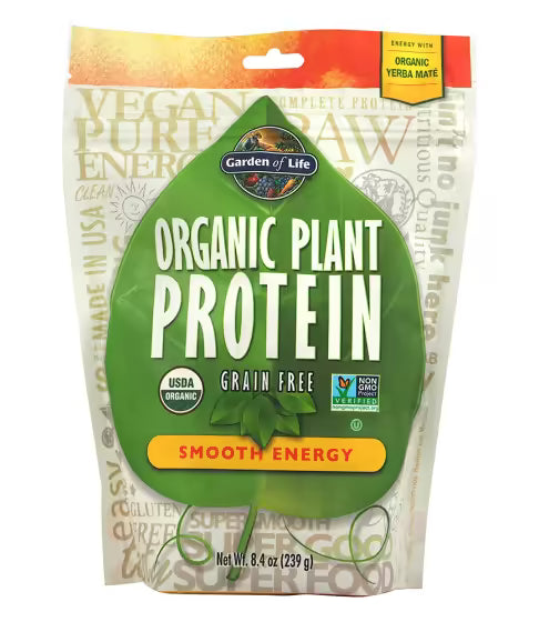 Organic Plant Protein / Smooth Energy - 240 грама - Feel You