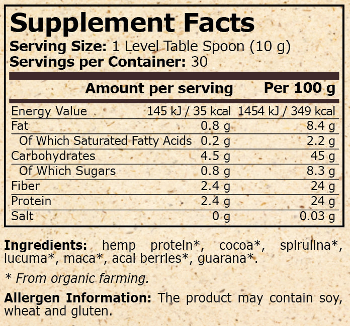 ORGANIC SPORT MIX - 300 g